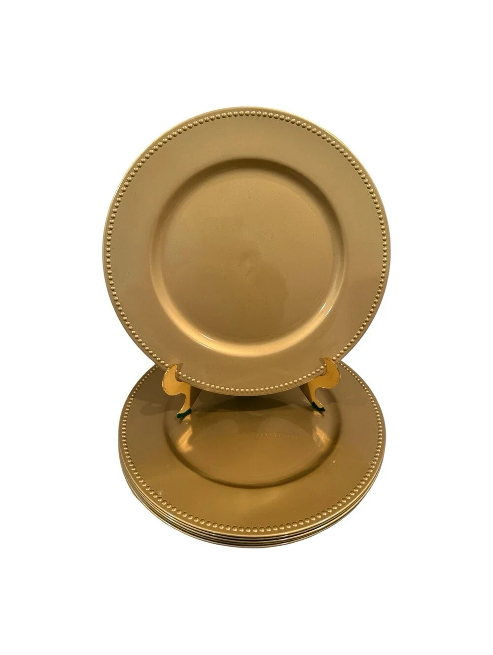 20 Pcs Gold Charger Plates Bulk, 13